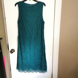 Sharagano Lace sleeveless dress 14W